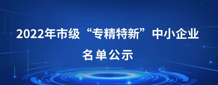 恭賀磐升集團旗下兩家企業入選市級“專精特新”企業